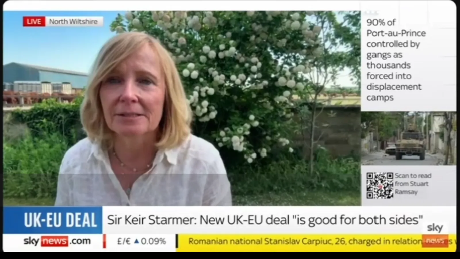Liz Webster on Sky Breakfast